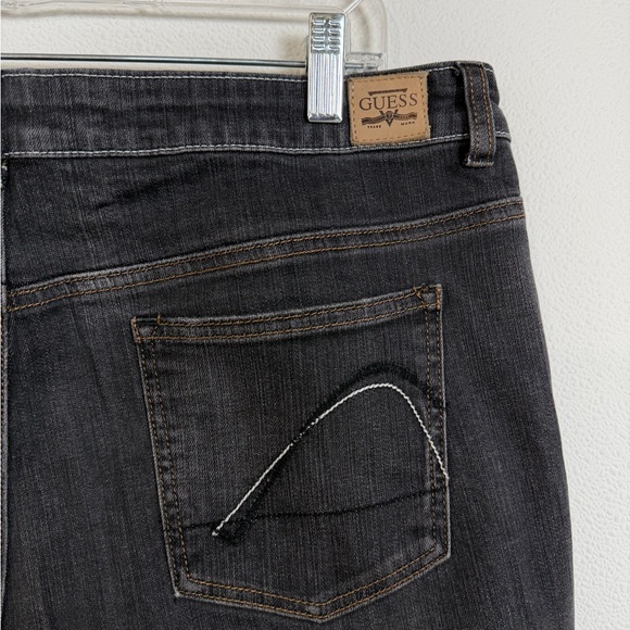 Guess Jeans Venice Dark Wash Bootcut Flare Stretch Jeans Size 34 Y2K - Picture 13 of 16